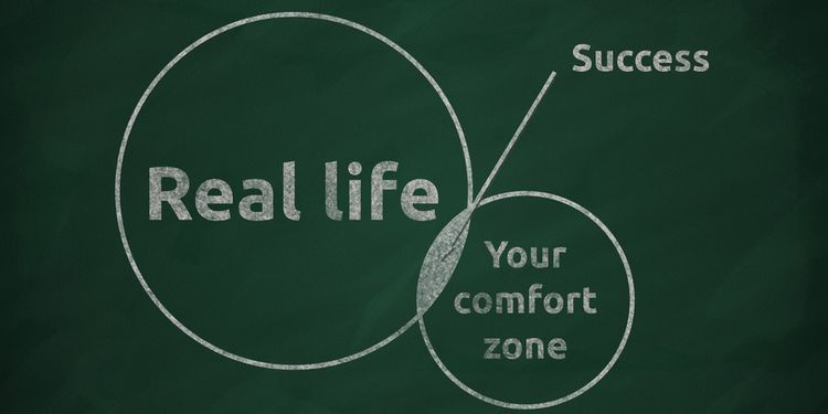 Comfort Zone Holds You back From Life Success Illustration of comfort zone concept