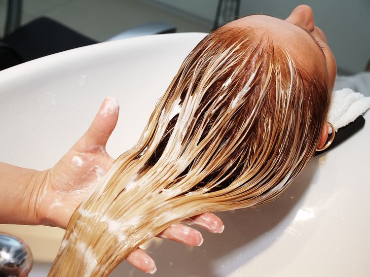 Photo of a Hair Care In Modern Spa Salon