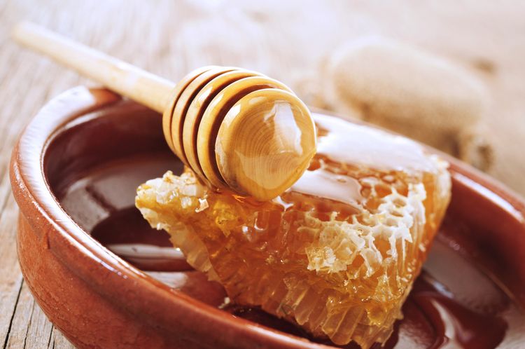 Photo of a Local Honeycomb with honey